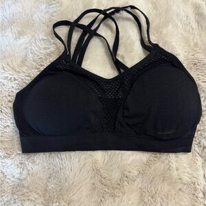 Women's Black Strappy Bralette